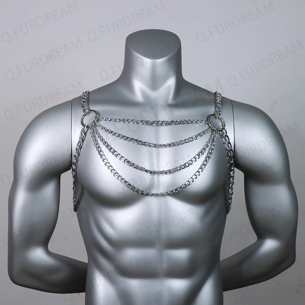 Ketten Harness  von INCERUN  Model "Harness  x Chain GOLD ", Gay Harness 