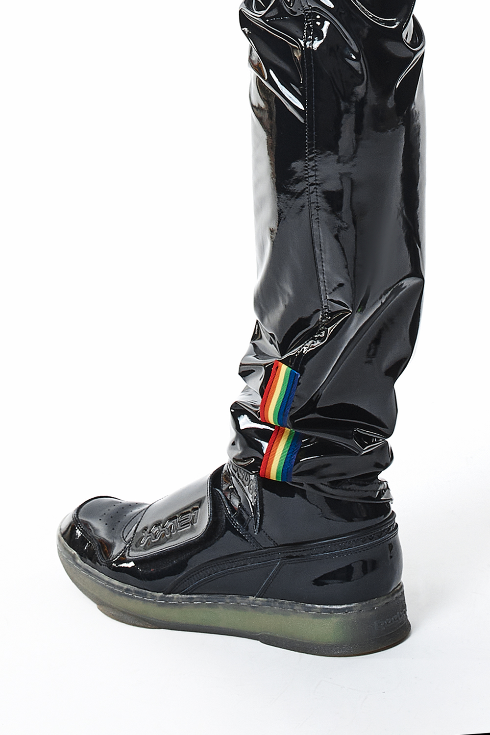 TWINK Rainbow Hose von Regnes Fetish Planet in Schwarz , Pride Fashion