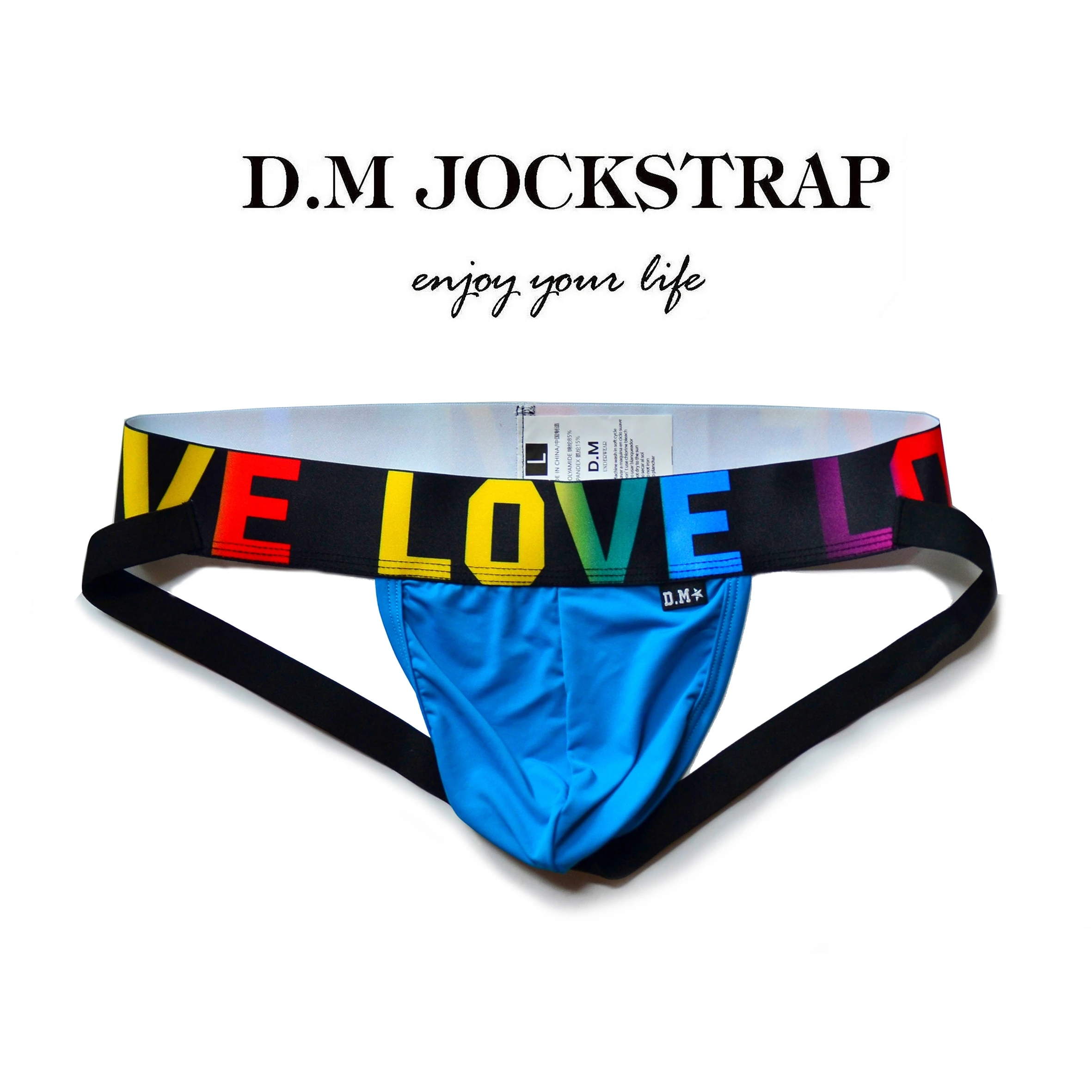 Jockstrape im Pride Style von DM Gay  Model " LOVE " , Pride Fashion 