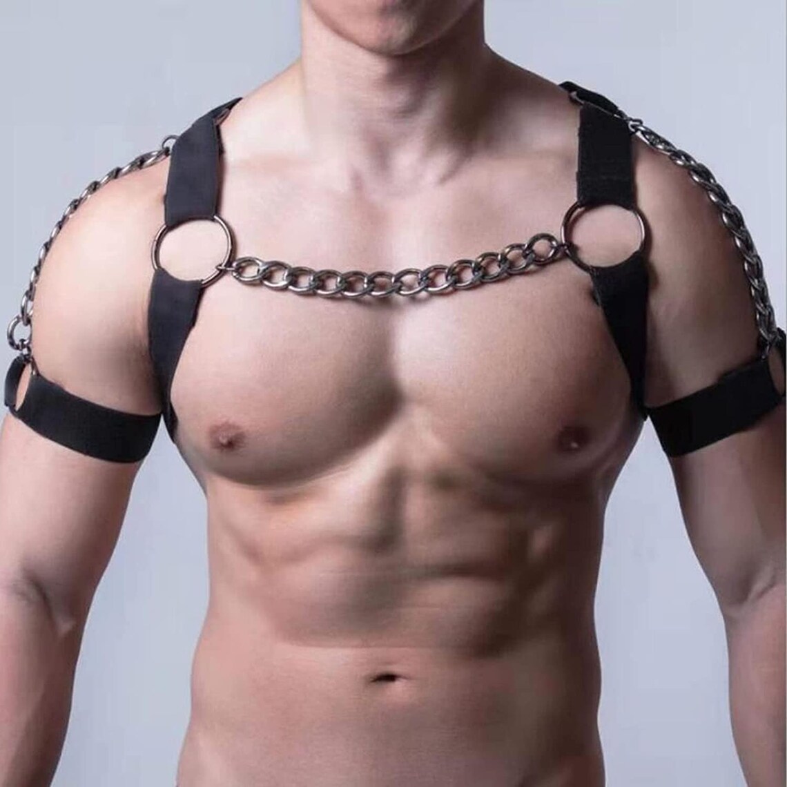 Harness mit Kette  von Incerun, Gay Wear Fashion Style Shop