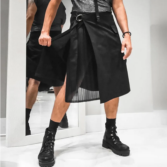 Men Rock in Schwarz  von INCERUN  Model " Dark x Rock", Gay Fashion Shop 