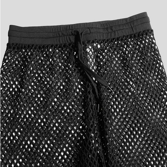 Mesh Hose in Schwarz von INCERUN  Model " Mesh x Pride", Gay Fashion Shop 