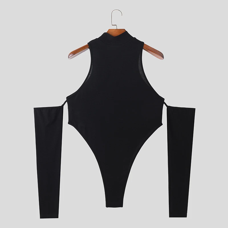 Langarm Body in Schwarz von INCERUN  Model " Body X Arm", Gay Fashion Shop 