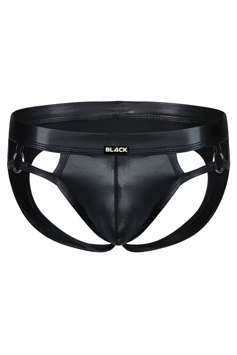 Jockstrap in schwarz Wetlook Jockstrap BL4CK02  von CUT4MEN  , Gaywear