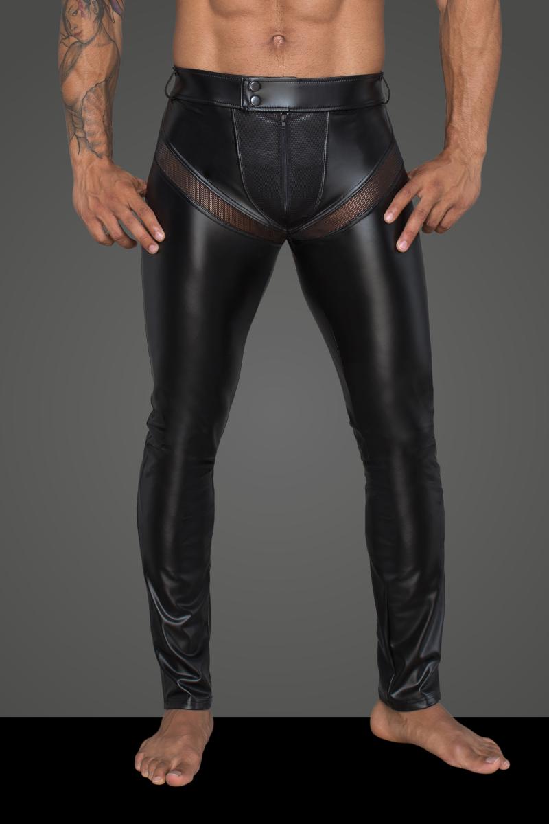 Powerwetlook-Longpants  in Schwarz  Model  " Wet X",  Gay Shop Online