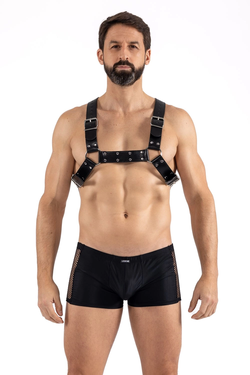 VISION x Harness in Schwarz Model " CLASSIC ", Gay Harness 