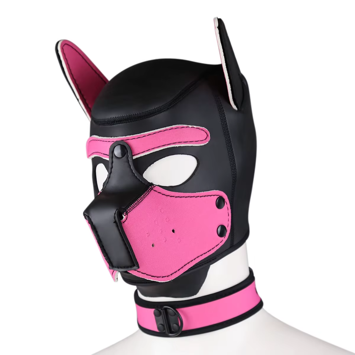 Puppy Maske + Halsband von Hyper X in verschiedenen Farbkombinationen (X4) / Puppy Play, Gaywear