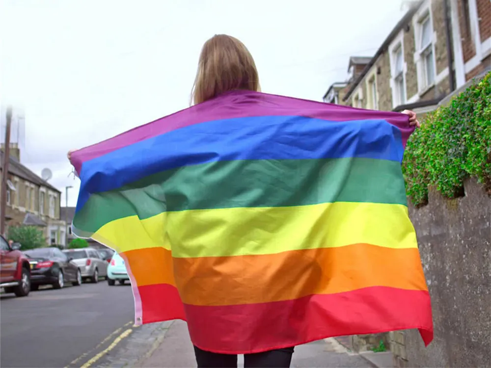 3x Rainbown Flagge von Incerun, Pride Accessoires Statement