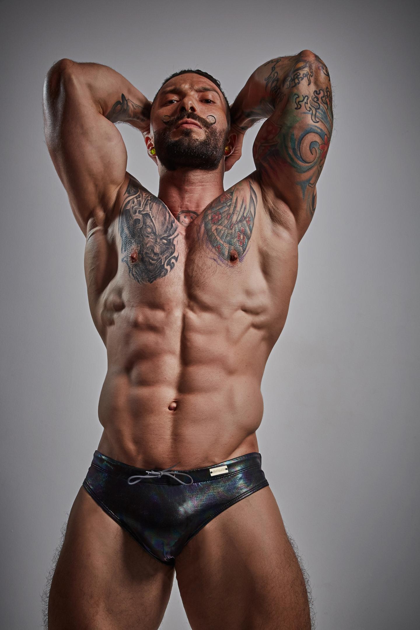 Swimwear - Badeslip Mitnight EMER4LD von CUT4MEN , Gay Underwear Swimwear - Badeslip Mitnight EMER4LD von CUT4MEN , Gay Underwear