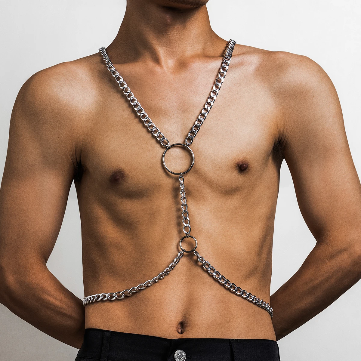Ketten Harness  von INCERUN  Model "Harness  x6 Chain ", Gay Harness  Shop 