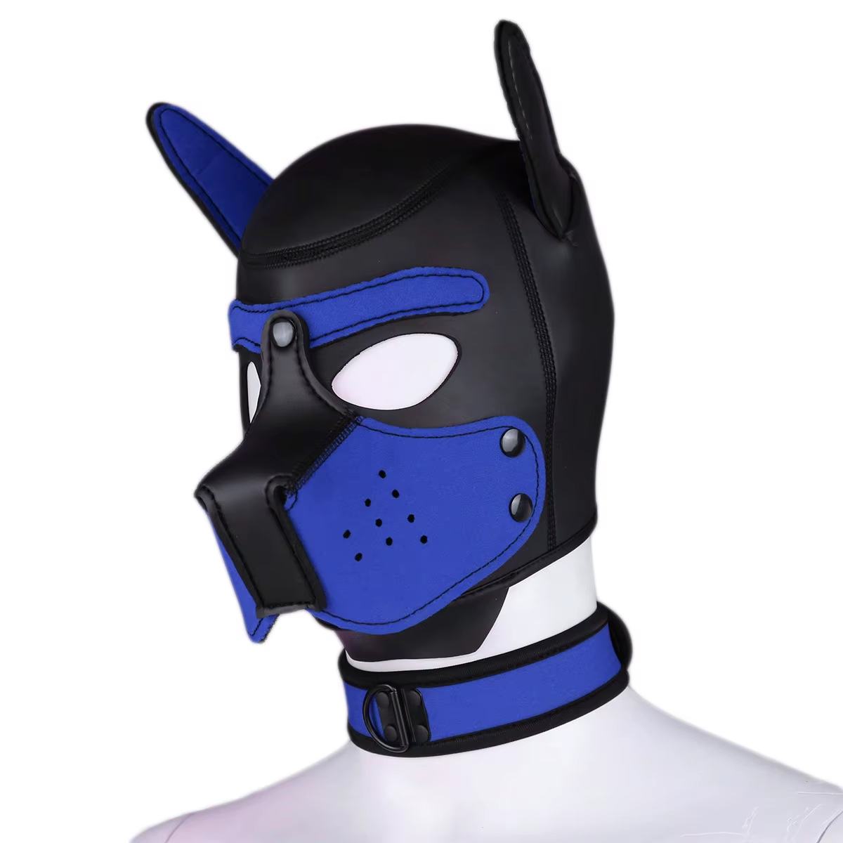 Puppy Maske + Halsband von Hyper X in verschiedenen Farbkombinationen (X4) / Puppy Play, Gaywear 