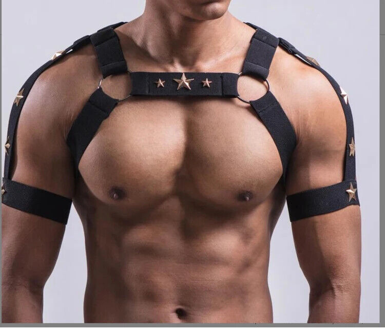  Harness  von INCERUN  Model "Harness x Stars ", Gay Harness 